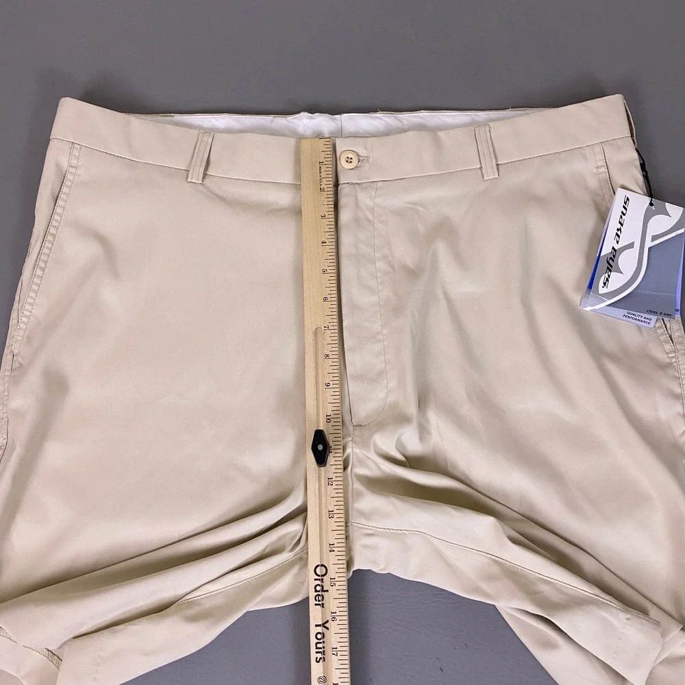 Snake Eyes Golf Shorts Mens Size 42 Khaki Beige Cool & Dry Performance New NWT**